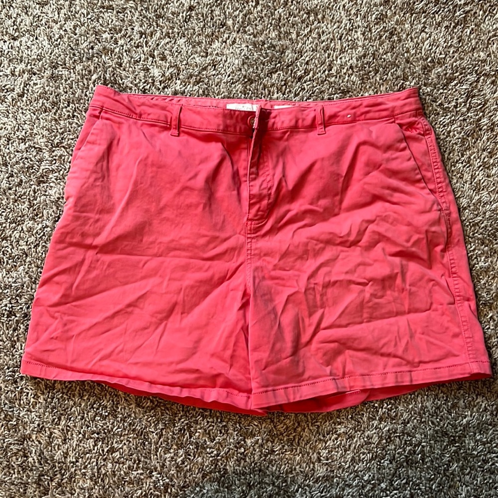 Joules pink shorts